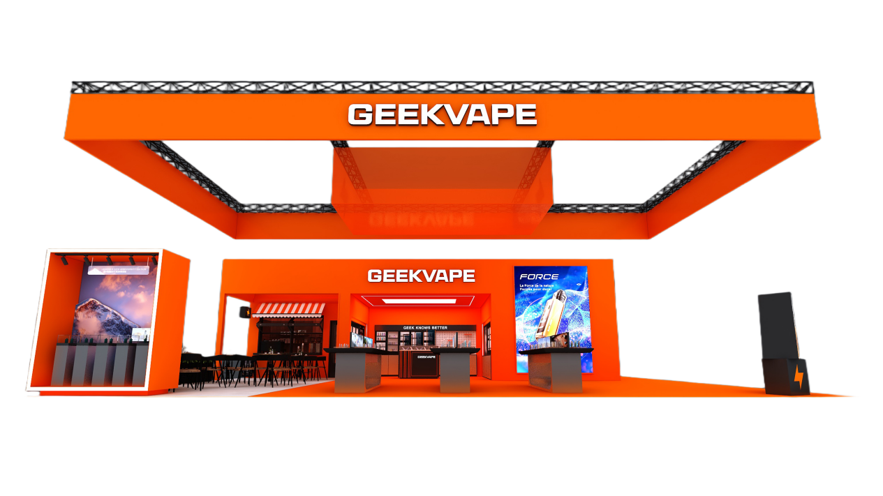 GEEKVAPE Unveils “GEEK STORE” Concept at Vapexpo Paris, Showcasing Future Retail Experience for Partners